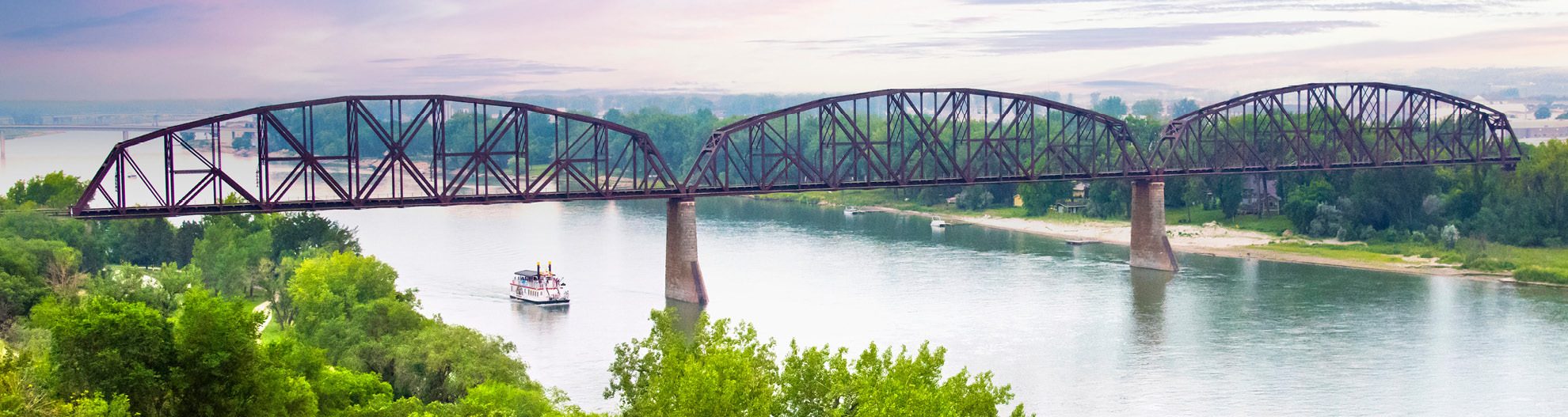 Railroad Bridge Over Missouri River
